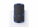 Trådlös dörrklocka IP68 batterifri knapp 130 m 38 melodier