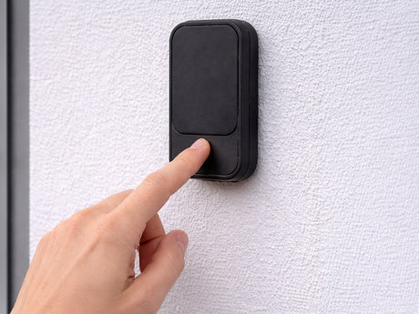 Trådlös dörrklocka IP68 batterifri knapp 130 m 38 melodier