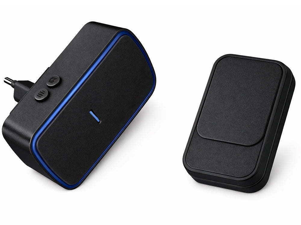 Trådlös dörrklocka IP68 batterifri knapp 130 m 38 melodier