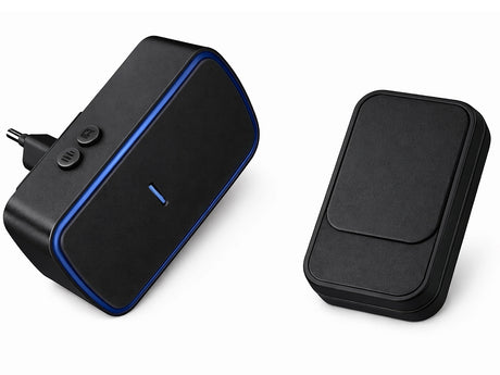Trådlös dörrklocka IP68 batterifri knapp 130 m 38 melodier