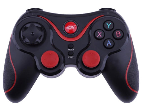 Trådlös gamepad Bluetooth med mobilhållare för iOS/Android/PC svart