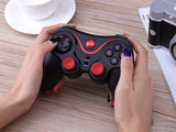 Trådlös gamepad Bluetooth med mobilhållare för iOS/Android/PC svart