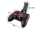 Trådlös gamepad Bluetooth med mobilhållare för iOS/Android/PC svart