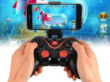 Trådlös gamepad Bluetooth med mobilhållare för iOS/Android/PC svart