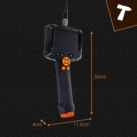 Trådlös inspektionskamera Full HD 5 m styv kabel IP67 4,2" IPS