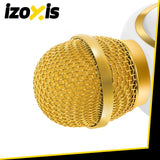 Trådlös karaoke mikrofon för barn Bluetooth 5.1 5W LED vit