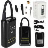 Trådlös minikompressor 150 PSI med digital display, powerbank USB-C