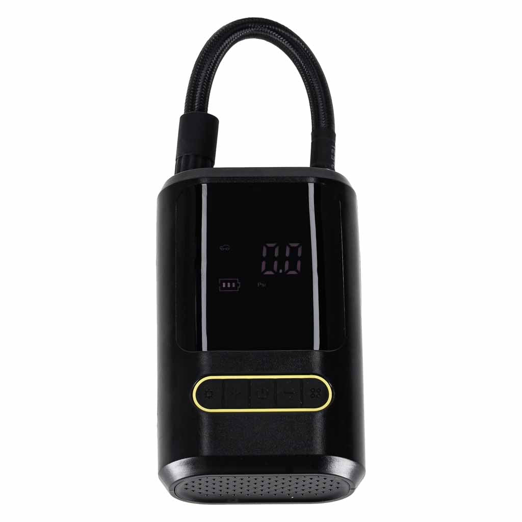 Trådlös minikompressor 150 PSI med digital display, powerbank USB-C