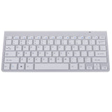 Trådlöst tangentbord 2.4GHz USB silver för Smart TV/PC/Mac/Android