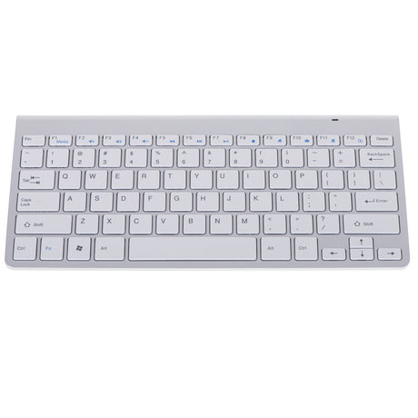 Trådlöst tangentbord 2.4GHz USB silver för Smart TV/PC/Mac/Android