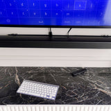 Trådlöst tangentbord 2.4GHz USB silver för Smart TV/PC/Mac/Android