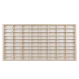Trähylla för leksaksbilar 80 fack plywood furu 78,5x40 cm