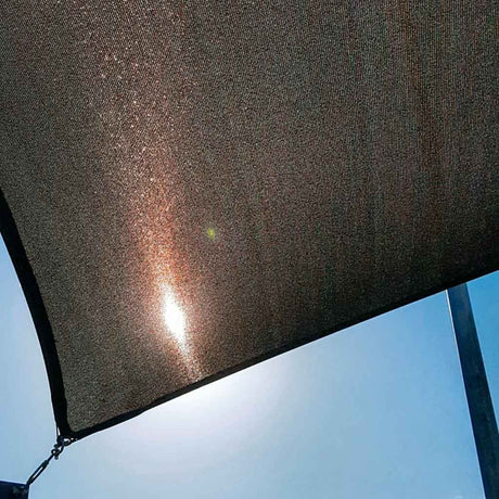 Triangulärt solsegel 3x3x3 m grå vattentätt UV-skydd med monteringsset