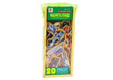 Trämagneter fordon 20-pack med trälåda, för barn 3+ CE EN71