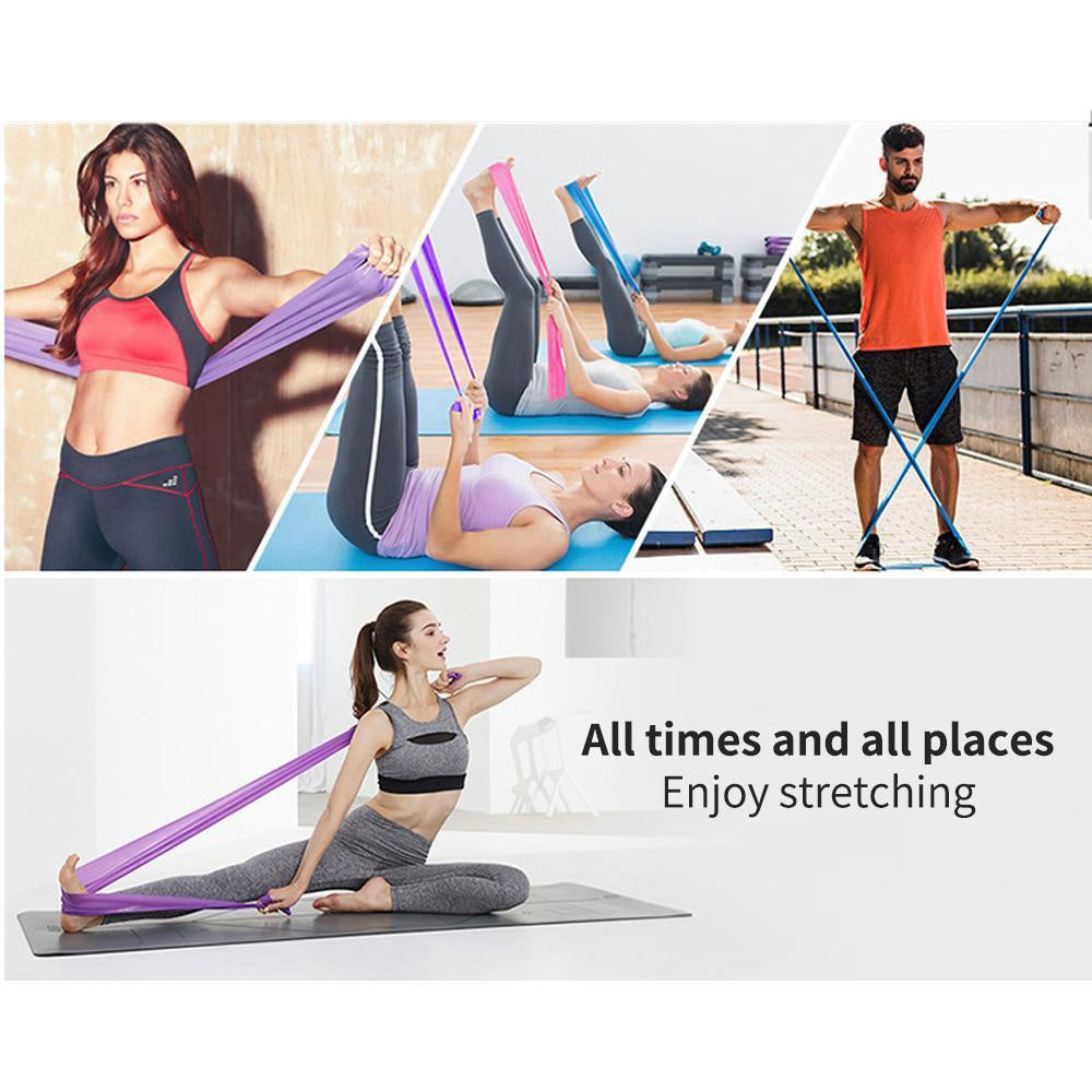 Träningsband motståndsband TPE 150 cm för yoga och rehab 1 st