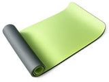 Träningsmatta yoga 183x60 cm 0,6 cm skum grön med bärväska