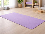 Träningsmatta yoga 190x90 cm 1 cm lila dubbelsidig