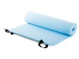 Träningsmatta/yogamatta 50x180 cm 0,5 cm blå med bärremmar