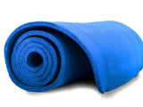 Träningsmatta yoga/pilates 180x60 cm 1 cm NBR-skum blå med bärrem