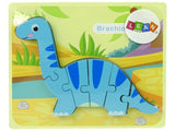 Träpussel dinosaurie Brachiosaurus 5 mm, från 3 år, EN71