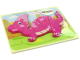 Träpussel dinosaurier 5 mm, Corythosaurus & Spinosaurus, 3+ år