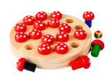 Träpussel spel med flugsvampar 19 cm, från 3 år
