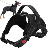 Tryckfri hundsele L med handtag, reflex, justerbar upp till 40 kg
