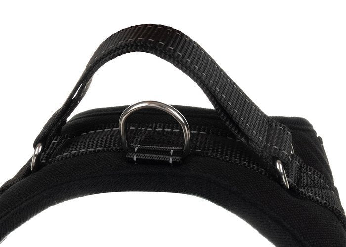 Tryckfri hundsele L med handtag, reflex, justerbar upp till 40 kg