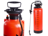 Tryckspruta 10 liter med lans 55 cm justerbart munstycke orange