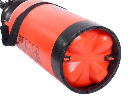 Tryckspruta 10 liter med lans 55 cm justerbart munstycke orange