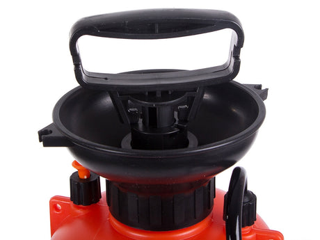 Tryckspruta 10 liter med lans 55 cm justerbart munstycke orange