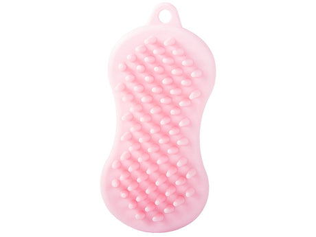 Tvättsvamp silikon med massagefunktion 13,5x6,5 cm blandade färger