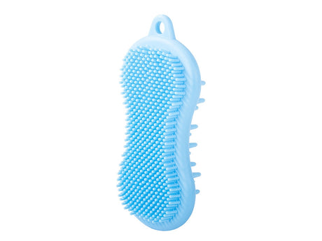 Tvättsvamp silikon med massagefunktion 13,5x6,5 cm blandade färger