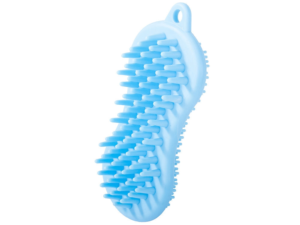 Tvättsvamp silikon med massagefunktion 13,5x6,5 cm blandade färger