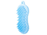 Tvättsvamp silikon med massagefunktion 13,5x6,5 cm blandade färger