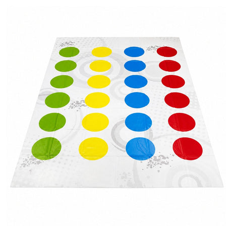 Twister familjespel med spelmatta 160x140 cm, minst 2 spelare