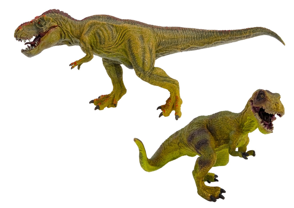 Tyrannosaurus rex dinosauriefigurer 2-pack PVC vuxen 30,5 cm + baby