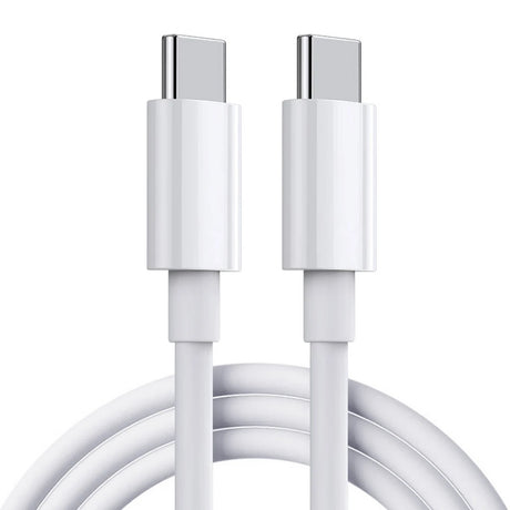USB-C snabbladdare 20W PD 3.0 med 2 m USB-C-kabel vit