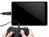 USB-C till USB-A 3.0 OTG-adapter svart 1,5x3 cm med lanyard