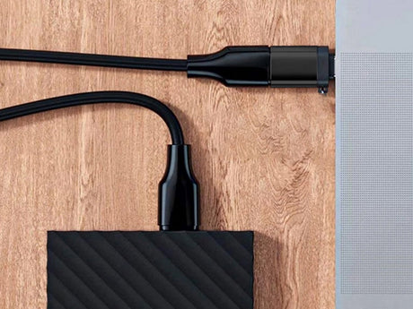 USB-C till USB-A 3.0 OTG-adapter svart 1,5x3 cm med lanyard