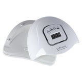 UV LED nagellampa 150W 45 LED med timer & rörelsesensor vit