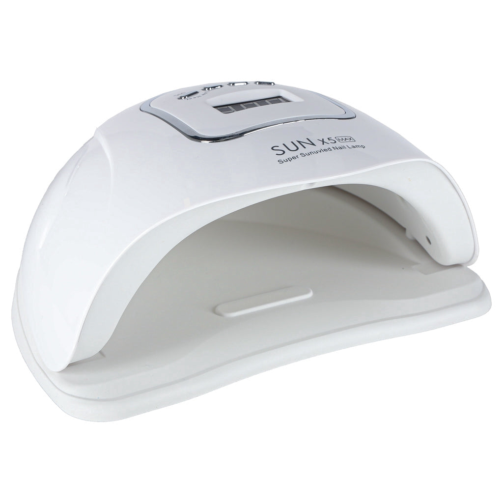 UV LED nagellampa 150W 45 LED med timer & rörelsesensor vit