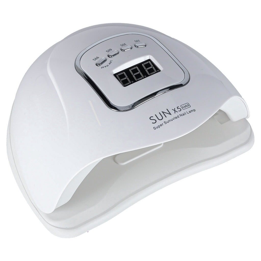 UV LED nagellampa 150W 45 LED med timer & rörelsesensor vit
