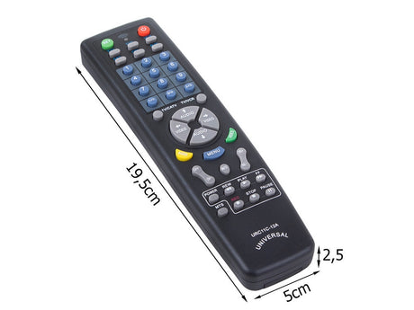 Universalfjärrkontroll för TV/DVD/VCR/CD/SAT/AUX svart