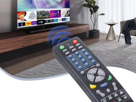 Universalfjärrkontroll för TV/DVD/VCR/CD/SAT/AUX svart