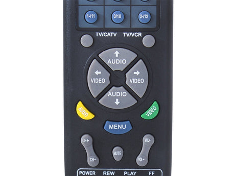 Universalfjärrkontroll för TV/DVD/VCR/CD/SAT/AUX svart