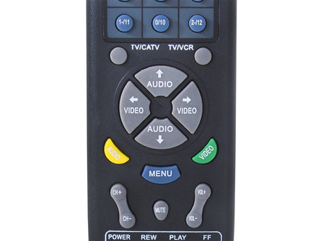 Universalfjärrkontroll för TV/DVD/VCR/CD/SAT/AUX svart
