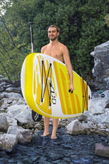 Uppblåsbar SUP 320x76x12 cm med kajaksits, paddel, pump och ryggsäck