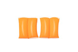 Uppblåsbara simarmband barn 20x20 cm vinyl, orange fjäril, 2 luftkammare
