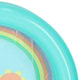 Uppblåsbar babypool 61 cm rund turkos PVC 21 L från 2 år